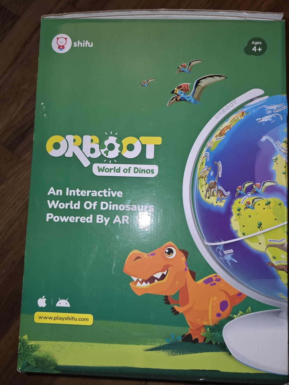 Shifu Orboot World of Dinos AR Interactive Globe - Green